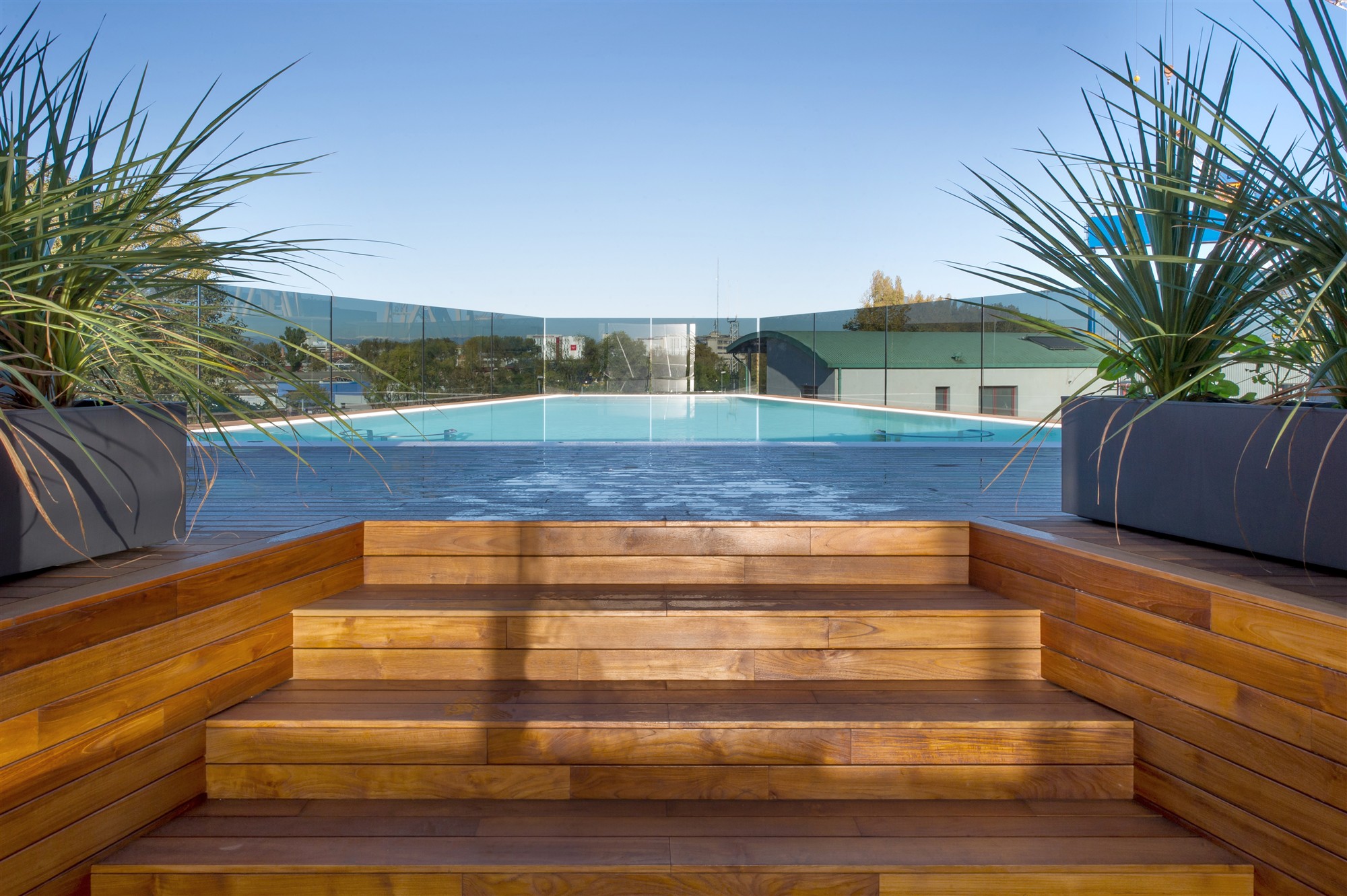 Carbones – piscina sulla terrazza